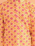 Ethnic Motif Printed Kurta Pajama Set