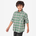 Boys Full Sleeves Checkered Shirt