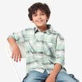 Boys Full Sleeves Checkered Shirt