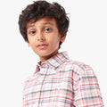 Boys Full Sleeves Checkered Shirt
