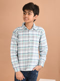 Boys Full Sleeves Checkered Shirt