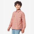 Boys Full Sleeves Checkered Shirt