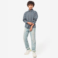 Boys Full Sleeves Checkered Shirt