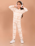 Paisley Printed Full Sleeves Sweatshirt and Jogger Co-ord Set