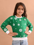 Girls Printed Sweatshirt