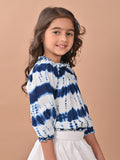 Tie Dye Printed Full Sleeves Cotton Top
