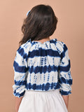 Tie Dye Printed Full Sleeves Cotton Top