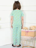 Funky Duck Print Overall Print Nightsuit