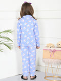 LiLac Unicorn Print Collar NightSuit