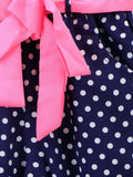Blue Polka Dot Clothing Set