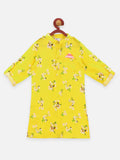 Lilpicks Yellow colour Dhoti kurta set