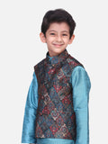 Elegant Motif Digital Print Nehru Jacket
