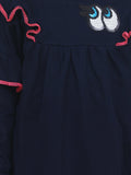 Navy French Terry Full Sleeve Funky SweatShirt