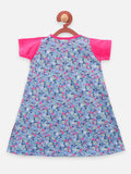 lilpicks Blue flower Printer Dress