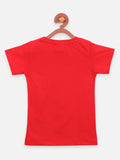 Red Causal Round Neck Tshirt