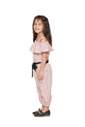 Light Pink Polka Jumpsuit