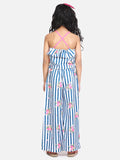 Blue Stripe Funky Clothing Set