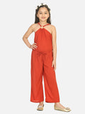Rust Ring Design Full Jumpsuit