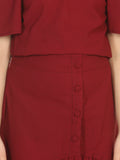 Maroon Coordinated Clothing Set