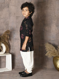 Paisley Print Kurta with Dhoti Set