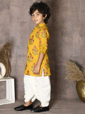 Floral Print Kurta with Dhoti Set