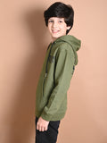 Front Pocket Designed Hooded Sweatshirt