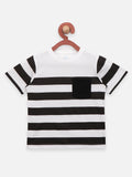 Tricolor Stripes Printed Summer Cool Tshirts Set of 3