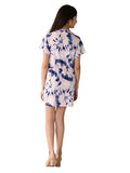 Tie Dye Printed Fit n Flare Dress