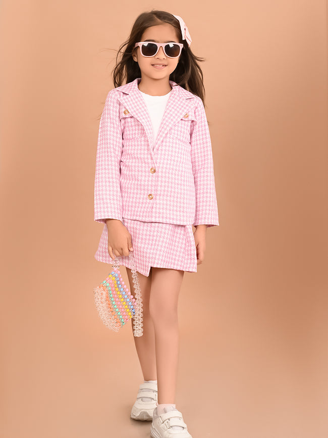 Girls Checked Co-ord Set