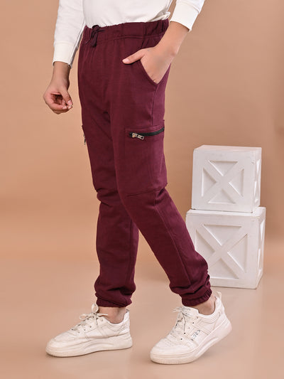 Boys Ankle Length Regular Fit Joggers