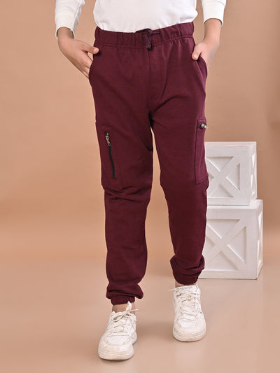 Boys Ankle Length Regular Fit Joggers