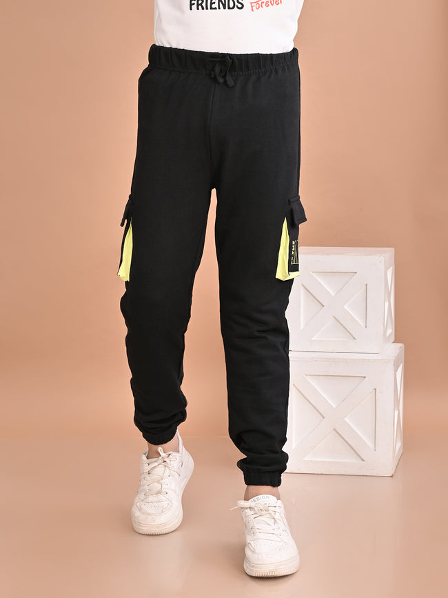 Boys Ankle Length Regular Fit Joggers
