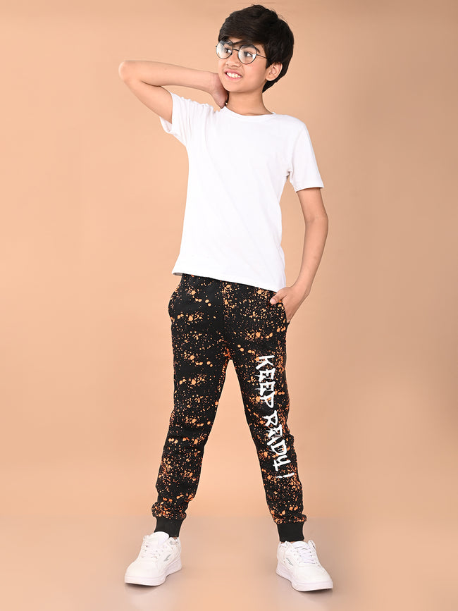 Lilpicks Boys Relax Fit Printed Joggers