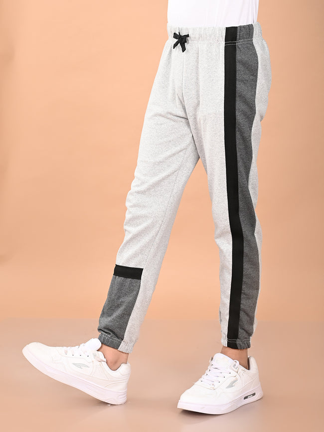 Lilpicks Boys Relaxed Fit side stripped Joggers