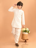 Sequin Embellished Button Down Straight Kurta Pajama Set