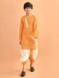 Ethnic Motifs Printed Straight Dhoti Kurta Set