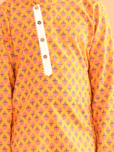 Ethnic Motifs Printed Straight Dhoti Kurta Set