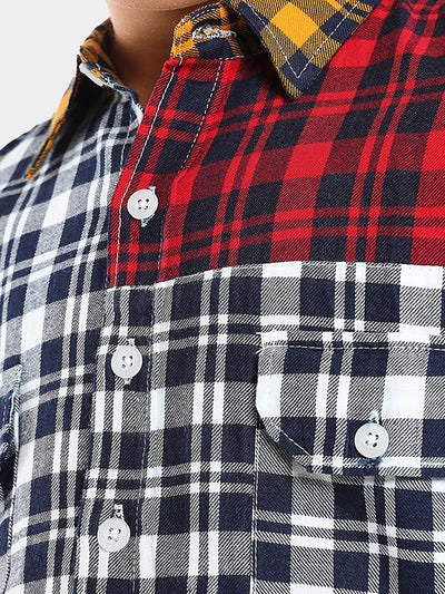 Full Sleeves Regular Wear Checked Casual Shirt