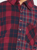 Full Sleeves Regular Wear Checked Casual Shirt