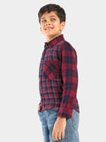 Full Sleeves Regular Wear Checked Casual Shirt