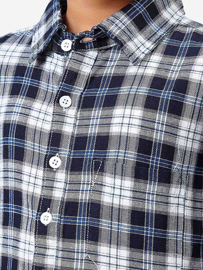 Chekered Printed Full Sleeves Casual Shirt