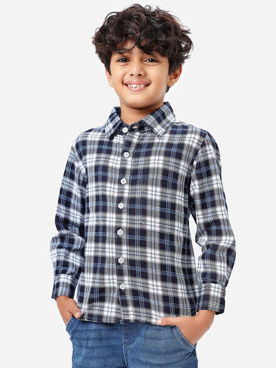 Chekered Printed Full Sleeves Casual Shirt