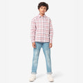 Boys Full Sleeves Checkered Shirt