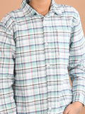 Boys Full Sleeves Checkered Shirt