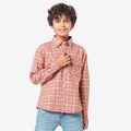 Boys Full Sleeves Checkered Shirt