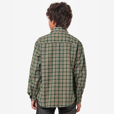 Boys Full Sleeves Checkered Shirt