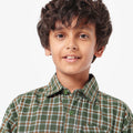 Boys Full Sleeves Checkered Shirt