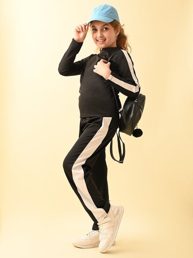 Solid Full Sleeves Top with Palazzo Pant Set