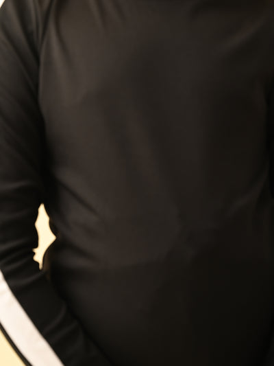 Solid Full Sleeves Top with Palazzo Pant Set