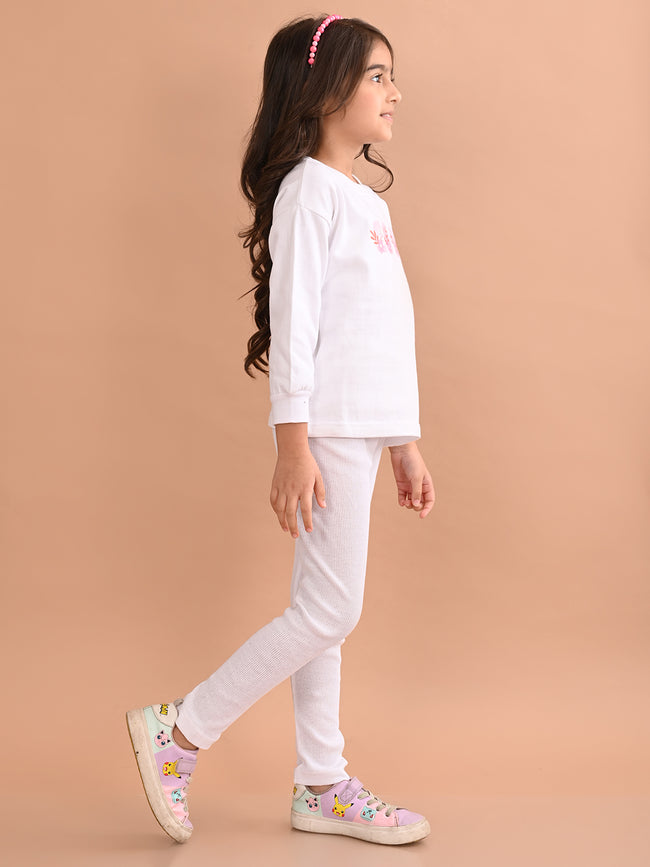 Girls Sweatshirt with Jogger Set